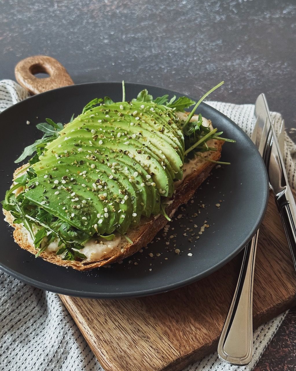 Avocado-Miso Brot (vegan)